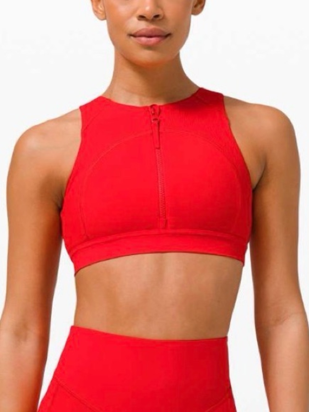 Lululemon Train to Beach Top in True Red